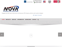 Tablet Screenshot of novaintegration.com